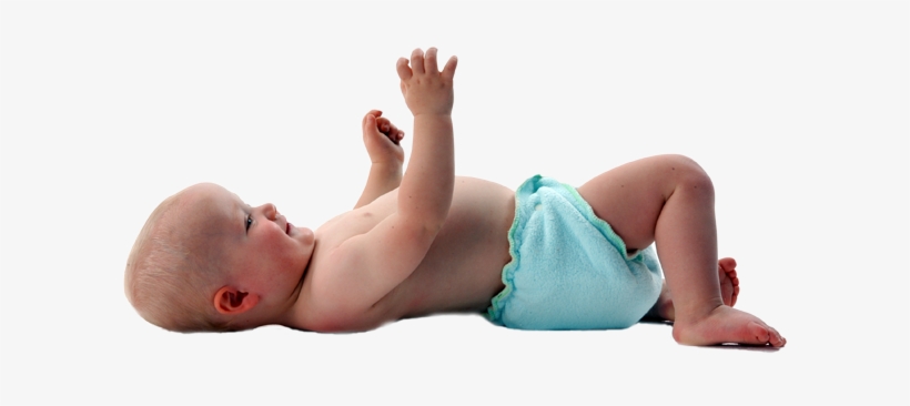 Flat On My Back - Baby Laying On Back, transparent png download