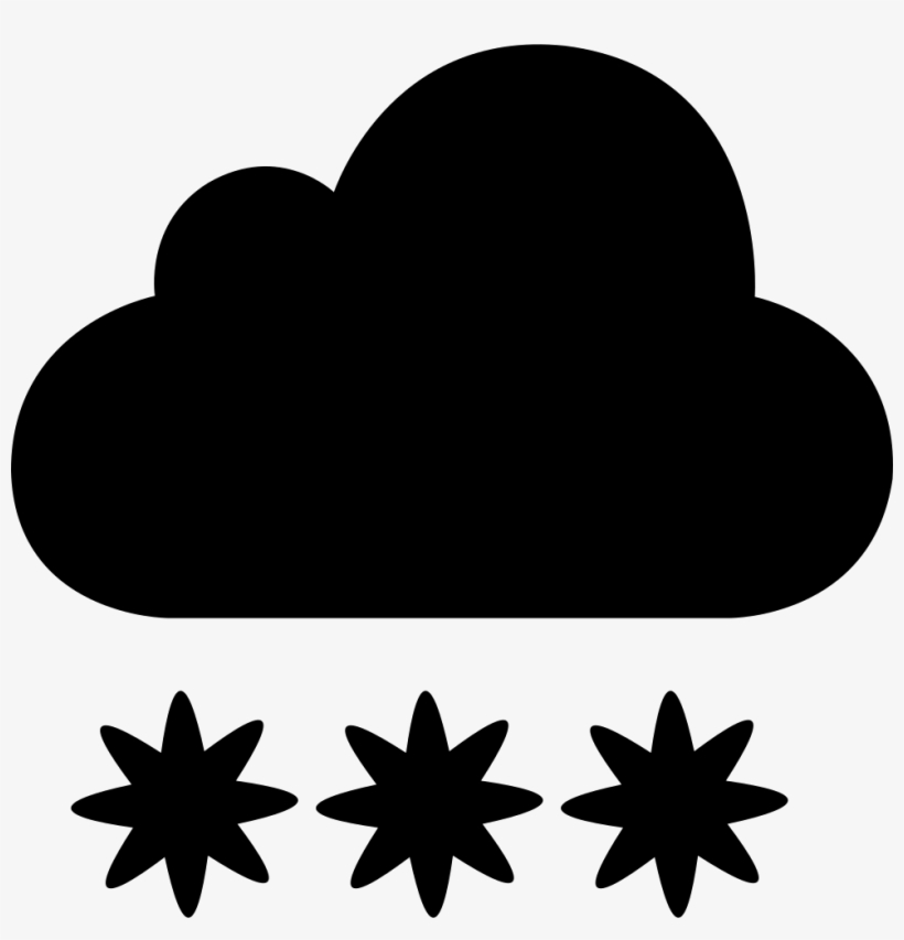 Snow Cloud Weather - Sun With 8 Rays, transparent png download