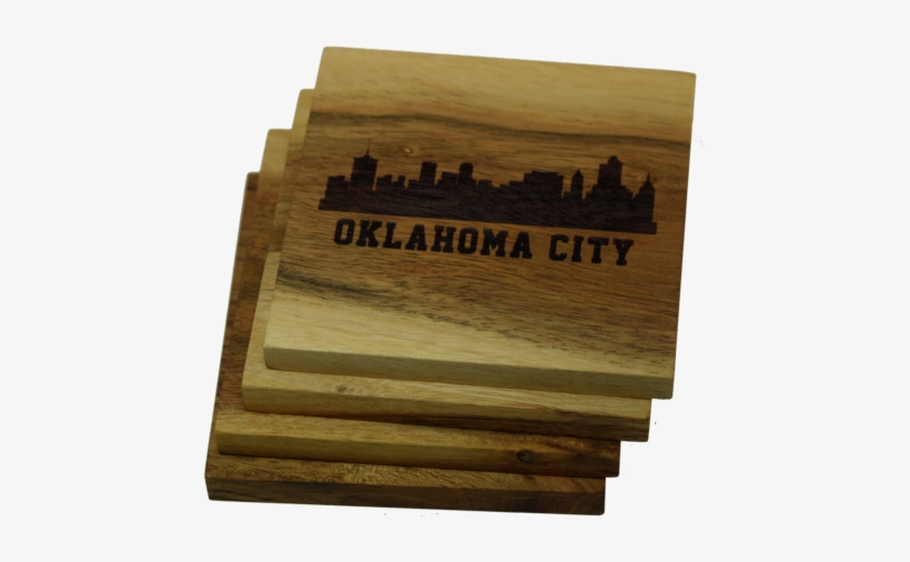 Oklahoma City Skyline Coasters Oklahoma City Skyline - Prestige Decanters Phoenix Arizona Skyline Coasters, transparent png download