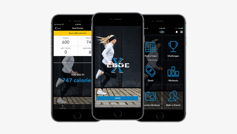 The Edge Family Fitness App Provides Class Schedules, - Social Media App Fitness, transparent png download