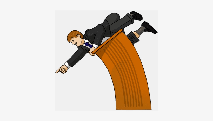 Used By Permission From Christian Images - Preacher At The Pulpit, transparent png download