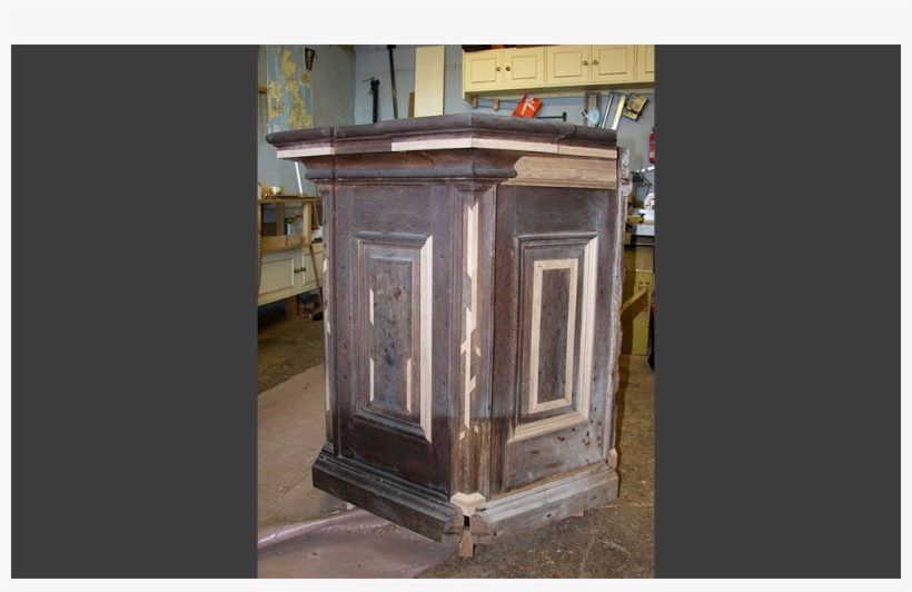 Mouldings And Hand Cut Veneers Replaced On Pulpit - Pulpit, transparent png download