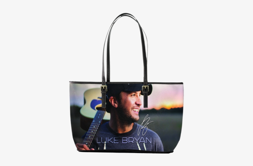 Luke Bryan Large Leather Tote - Tote Bag, transparent png download