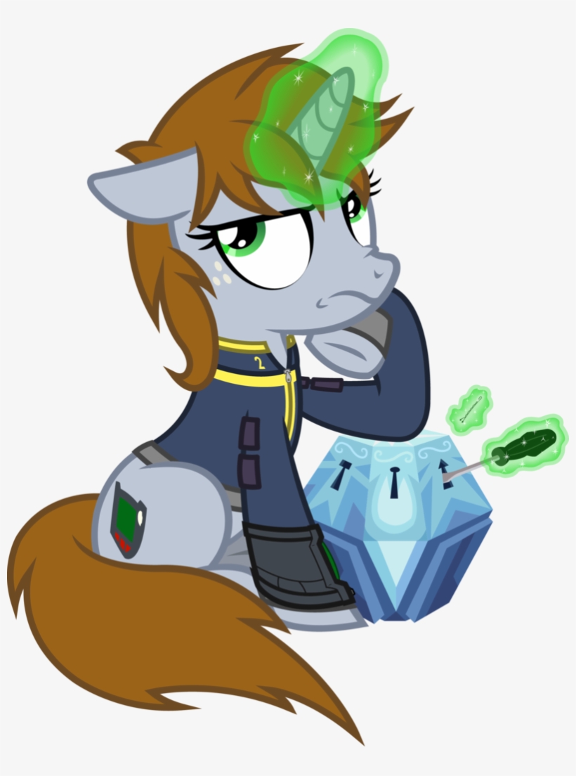 Outlawedtofu, Bobby Pin, Clothes, Eyeroll, Fallout - Fallout Equestria Fanart, transparent png download