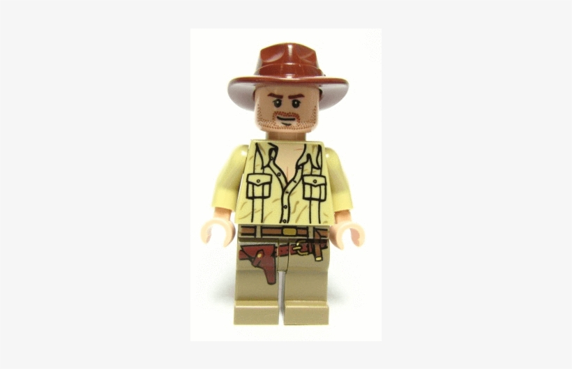 Lego Indiana Jones Minifigure - Lego Indiana Jones Shirt, transparent png download