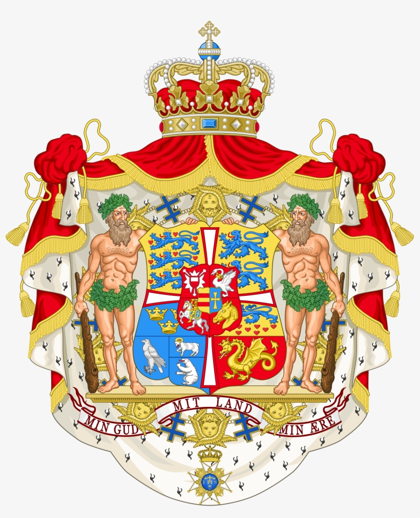 A Thoroughly "modern" Royal Family - Queen Margrethe Coat Of Arms, transparent png download