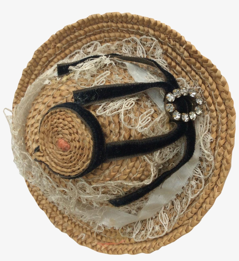 Adorable Straw Hat For Huret Or French Fashion 17 To - Serpent, transparent png download