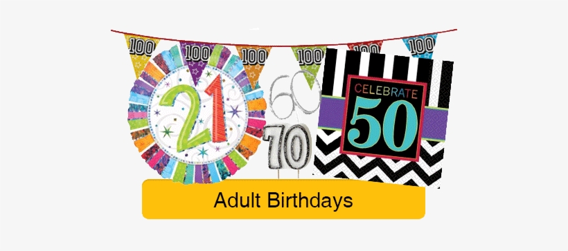 Now Over 10000 Listings - 18" Radiant Birthday 21 Foil Balloon, transparent png download