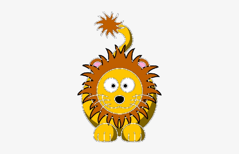 Cartoon Lion Cliparts - Lion, transparent png download