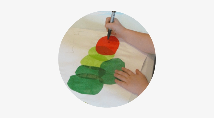 Tissue Paper Caterpillar - Education, transparent png download