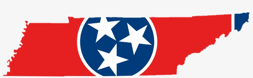An Open Letter To Gov - Tennessee Outline With Flag, transparent png download