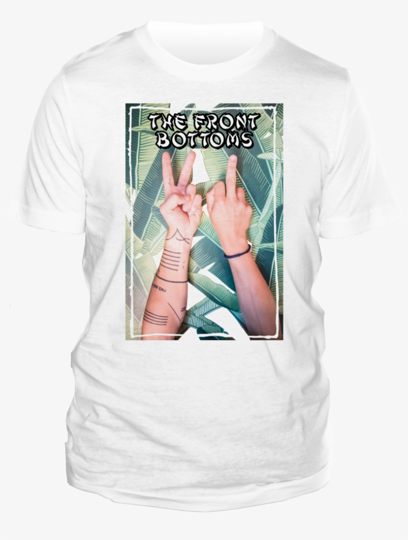 Peace Sign Middle Finger [ T-shirt ] - Peace Sign, transparent png download