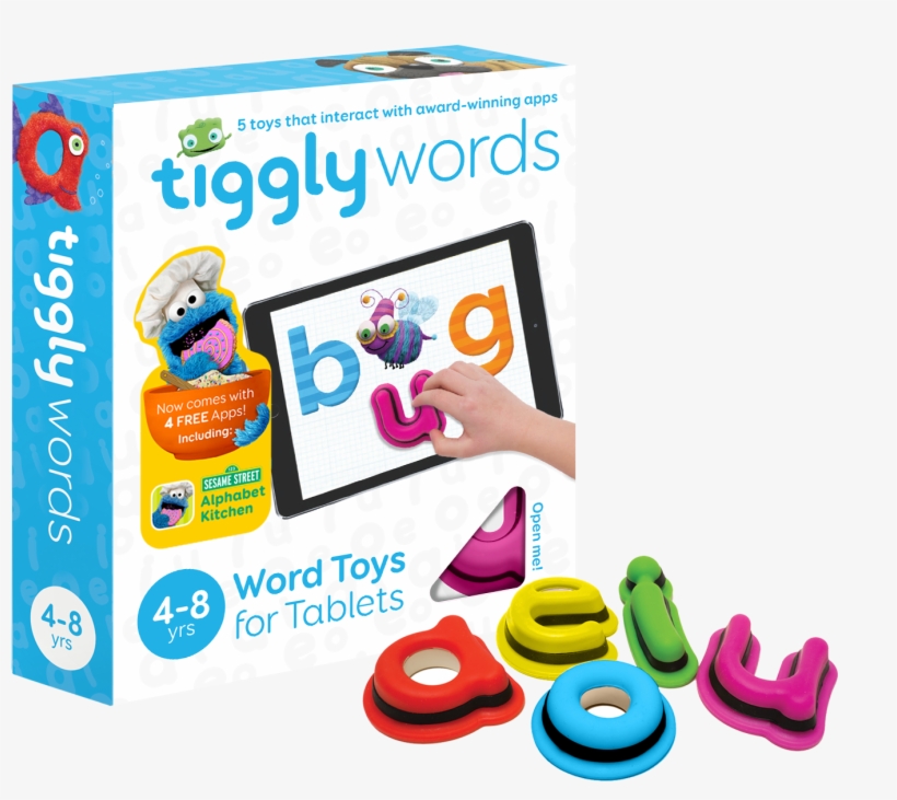 Tiggly & Sesame Workshop Collaborate On Learning App - Tiggly Words For Tablets, transparent png download