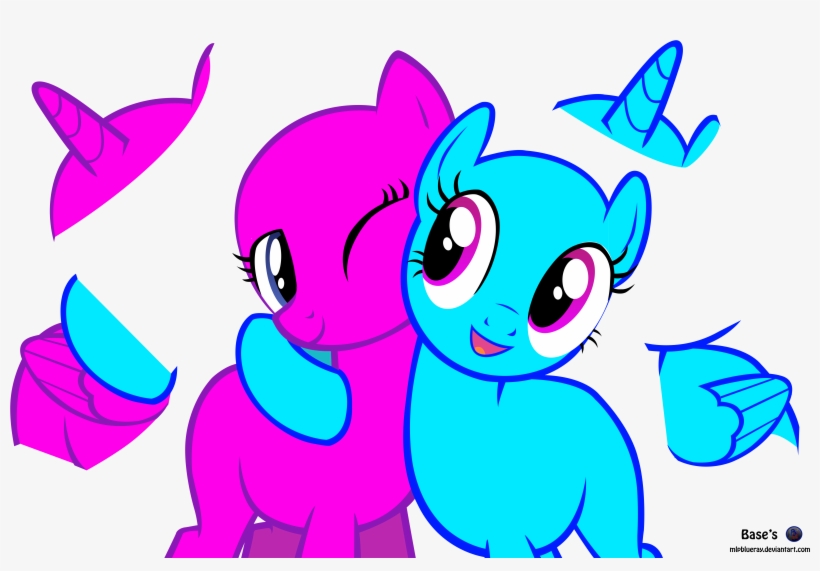 Post 21377 0 60588400 1386881313 Thumb - Mlp Ponies Hugging Base, transparent png download