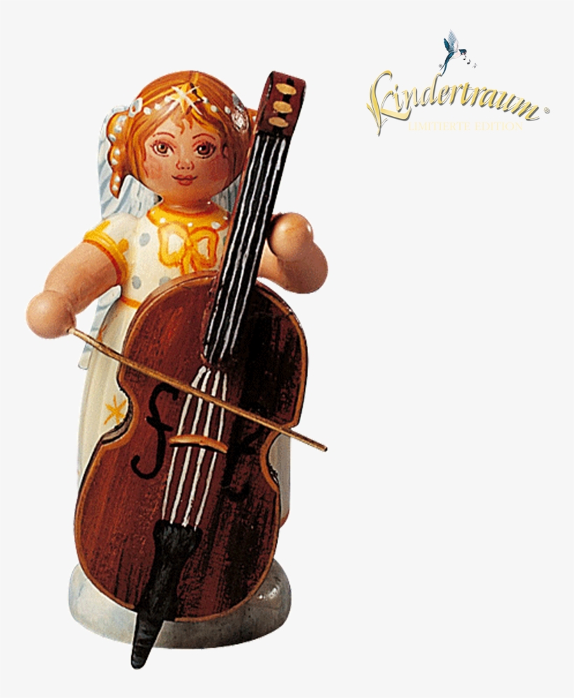 "angel With Double Bass" - Christmas Day, transparent png download