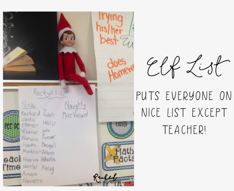 Ways To Use The Elf On The Shelf In The Classroom With - The Elf On The Shelf, transparent png download