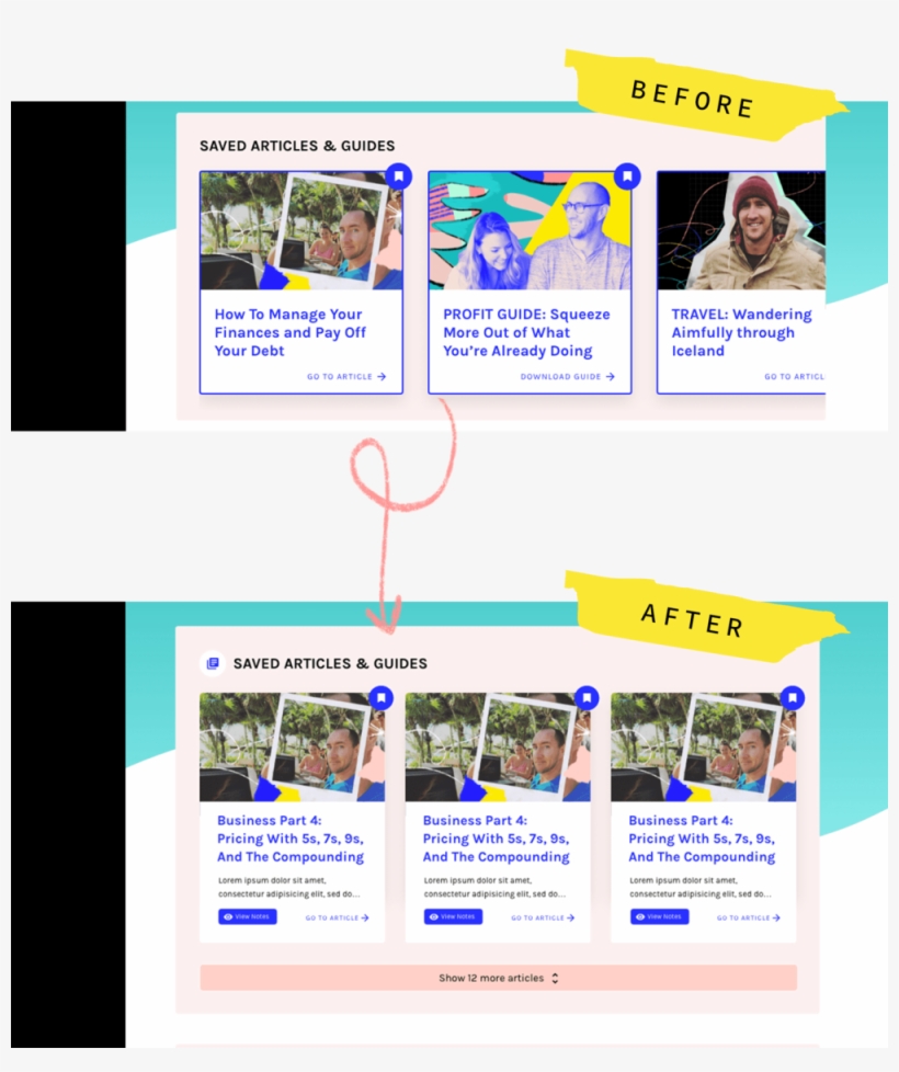 Changing Our Initial Horizontal Scroll Design To A - Design, transparent png download