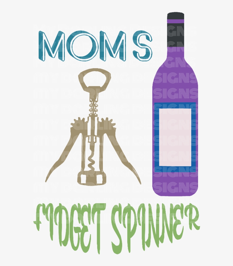 Mom's Fidget Spinner Svg - Flaschen-öffner Spiral Notizblock, transparent png download
