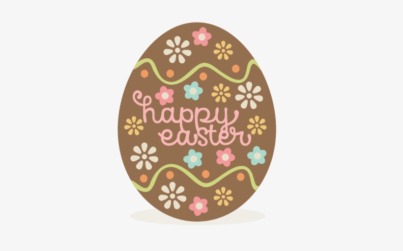 Chocolate Easter Egg Svg Scrapbook Cut File Cute Clipart - Clip Art, transparent png download