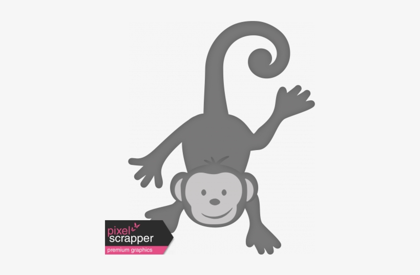Hanging Monkey Template - Throw Pillow, transparent png download
