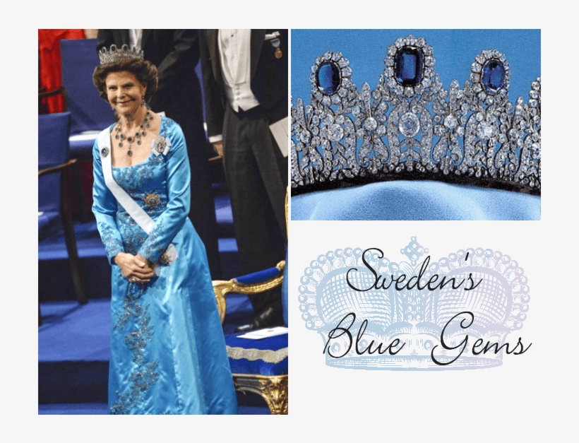 The Brilliant Blue Gems Found In The Leuchtenberg Sapphire - Queen Silvia Of Sweden, transparent png download