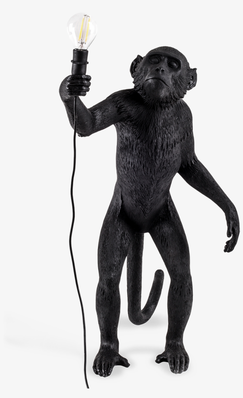 Seletti Outdoor Monkey Lamp, Standing-0 - Standing Monkey Lamp, transparent png download