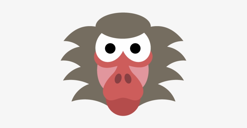 Free Printable Baboon Mask, transparent png download