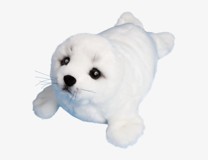 Douglas Twinkle White Seal - Douglas Plush Twinkle Harp Seal 38cm, transparent png download
