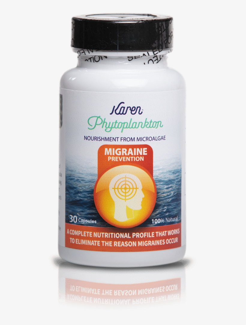 Karen Migraine Prevention - Bottle, transparent png download