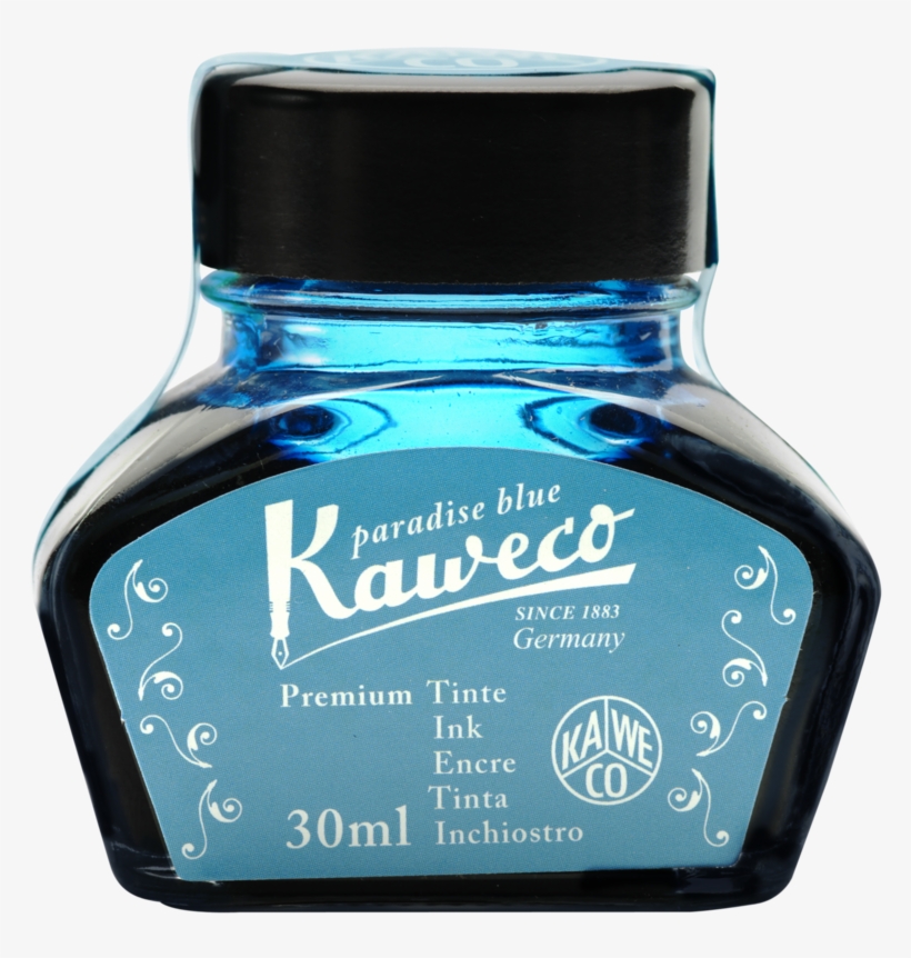 Kaweco 30ml Ink Bottle Paradise Blue - Kaweco Bottled Ink 30ml - Paradise Blue, transparent png download