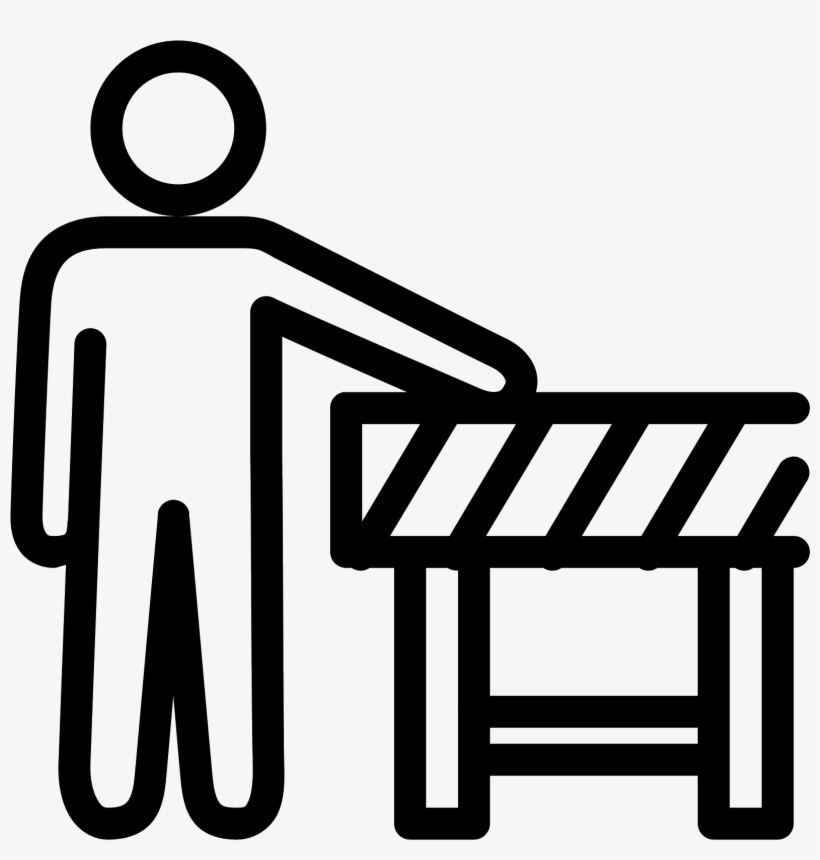 Road Construction Icon - Icon For Roadblock, transparent png download
