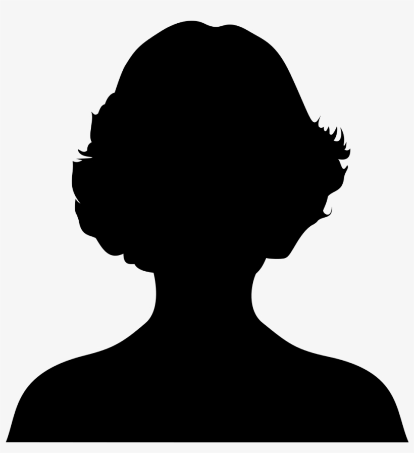 Open - Female Silhouette Placeholder, transparent png download