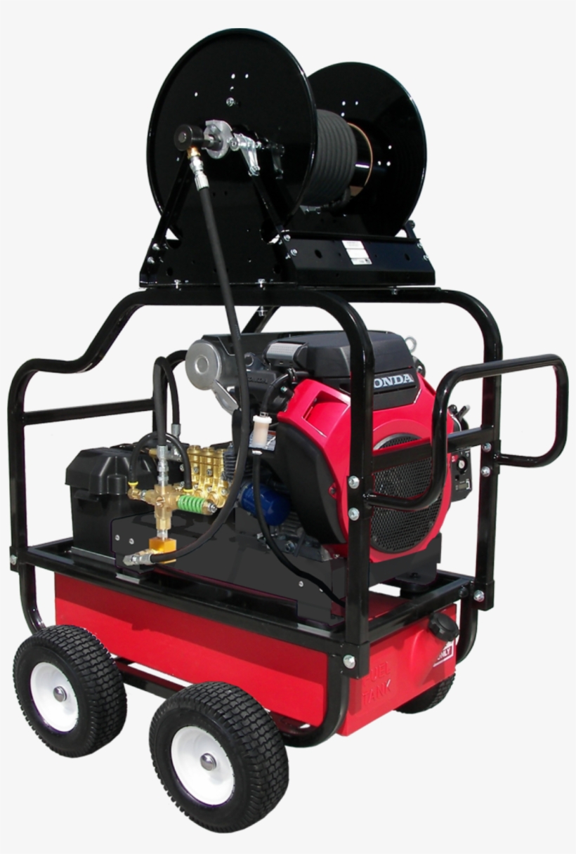 New Heavy-duty Pressure Washers Make Industrial Cleaning - 4 Wheel Pressure Washer Cart, transparent png download