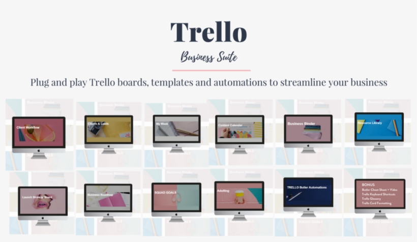 Trello Biz Suite Image Horizontal Banner Display Device Png