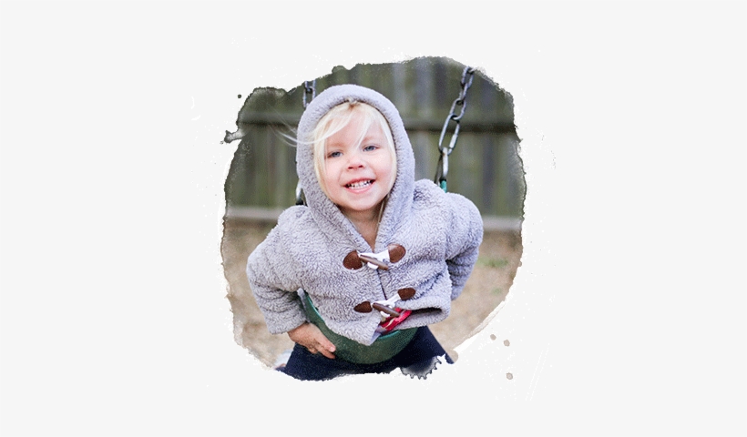 Preschool Girl Smiling And Swinging On Swings On Her - Girl, transparent png download