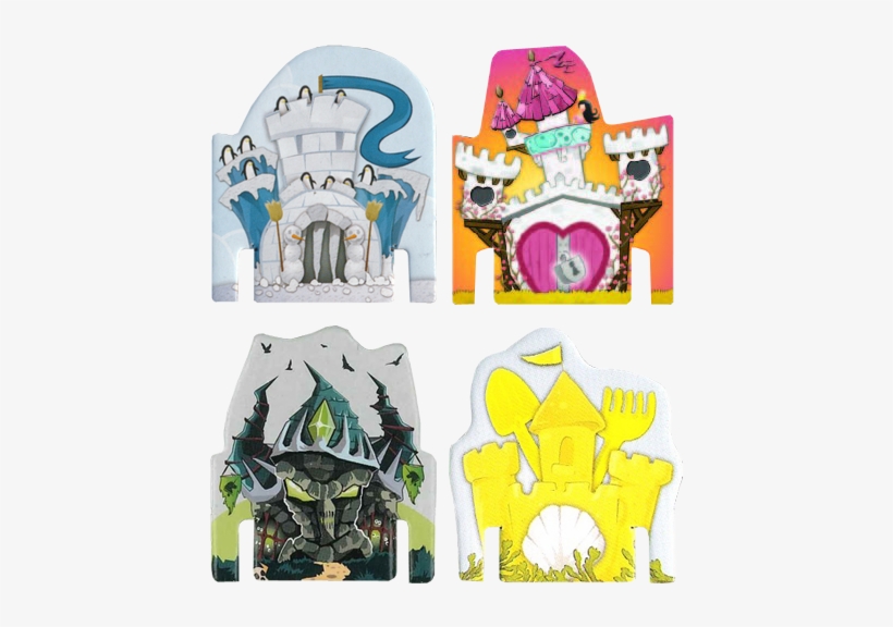 Four Promo Castles - Kingdomino Castle, transparent png download