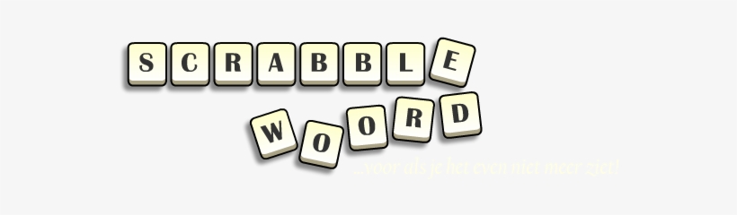 Typ Hieronder Letters Die Al Op Het Speelbord Liggen - Scrabble Woorden, transparent png download