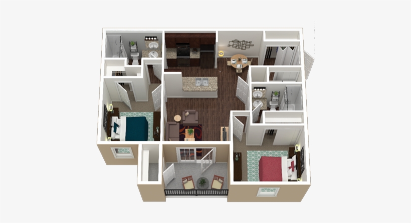 2 Bedroom Apartments For Rent In Daytona Beach - Daytona Beach, transparent png download