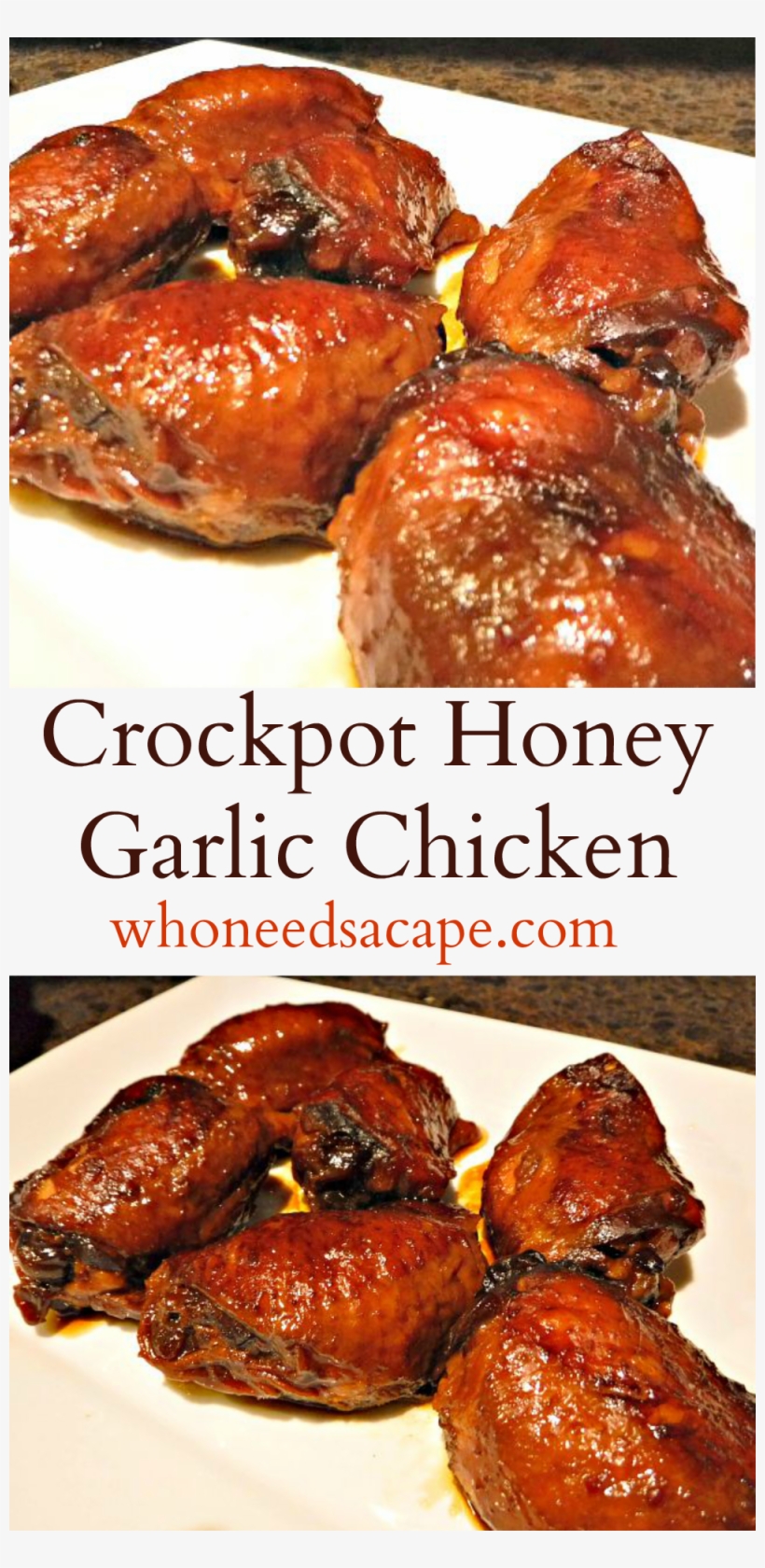 Exp Pin Crockpot Honey Garlic Chicken - Slow Cooker, transparent png download