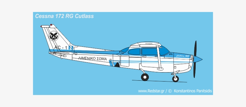 Cessna 172 Rg © Konstantinos Panitsidis - Cessna 172rg Greece, transparent png download