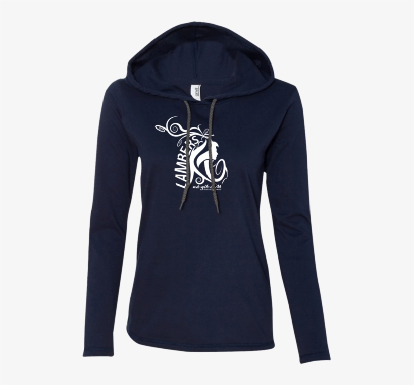 Anvil Ladies' Ls T-shirt Hoodie 887l Lambers - Christmas Day, transparent png download