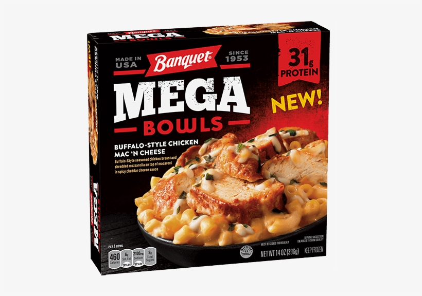 Buffalo-style Chicken Mac 'n Cheese - Banquet Bowls, transparent png download