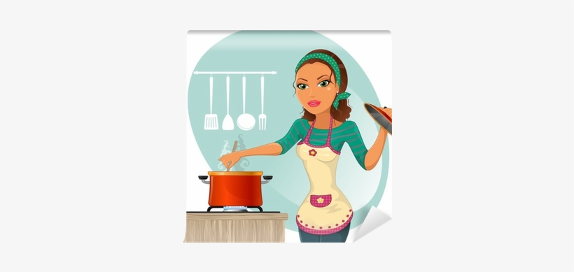 Femme Dans La Cuisine, transparent png download