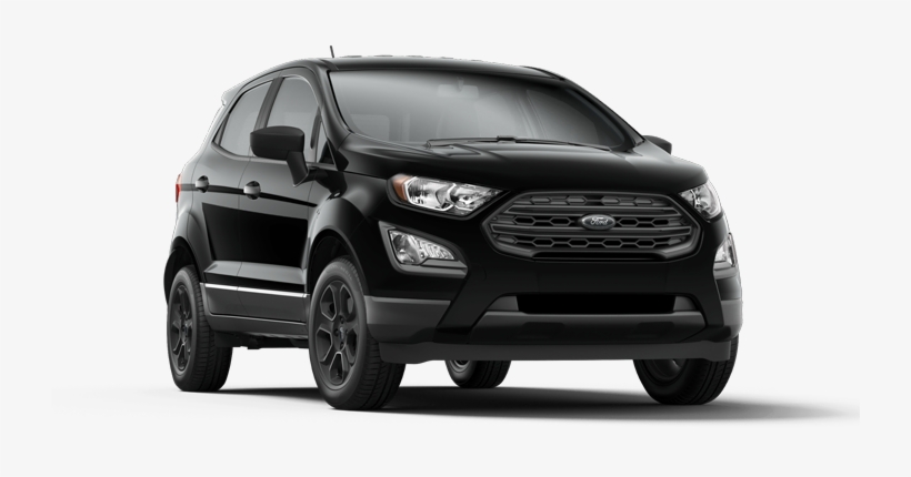 Drive Away In The 2018 Ford Ecosport S Awd 4-door Crossover - Ford Ecosport S Black, transparent png download