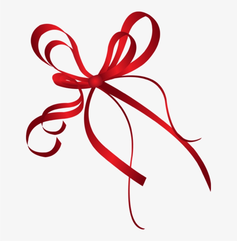 20 Free Clip Art Designs For Valentine's Day - Clip Art Red Bow, transparent png download