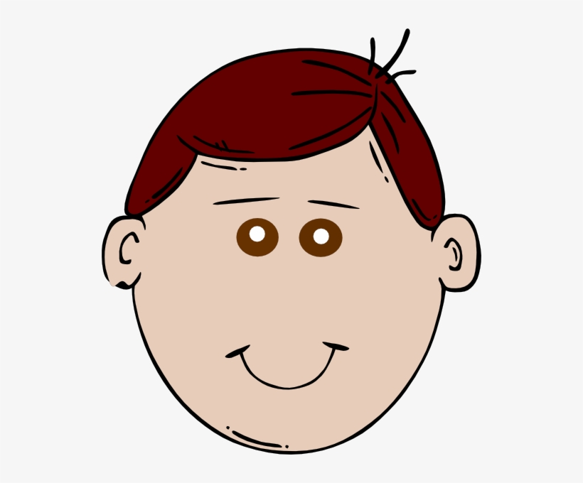 Red Eyes - Brown Hair And Brown Eyes Cartoon, transparent png download
