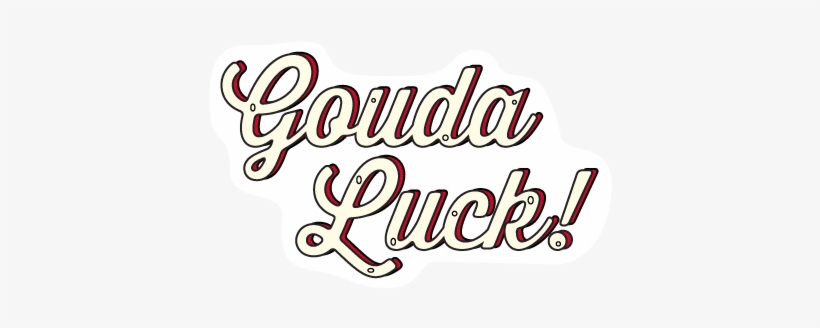 Cheesemojis Pun Pack Gouda Luck - Pun, transparent png download