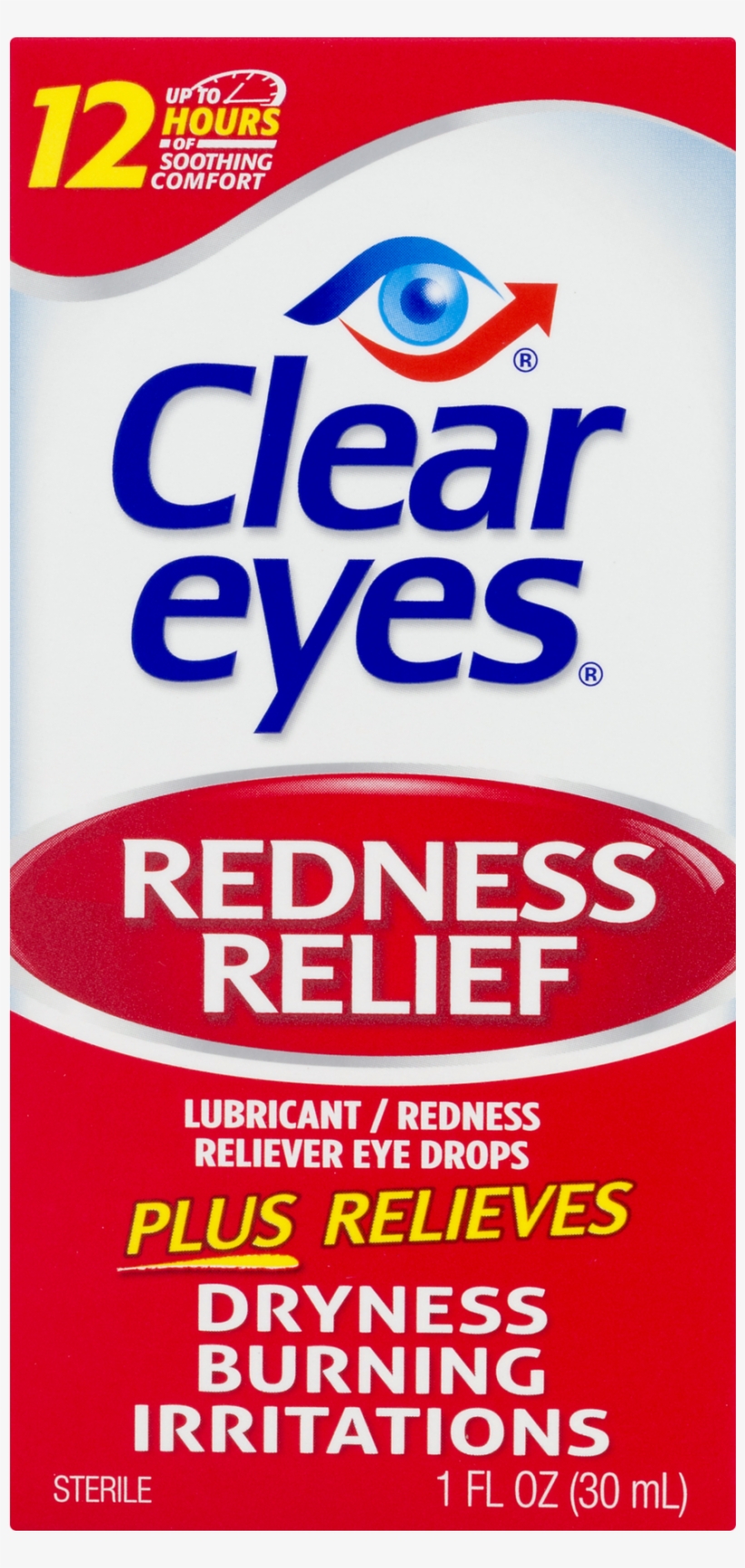 Clear Eyes Eye Drops Redness Relief, transparent png download