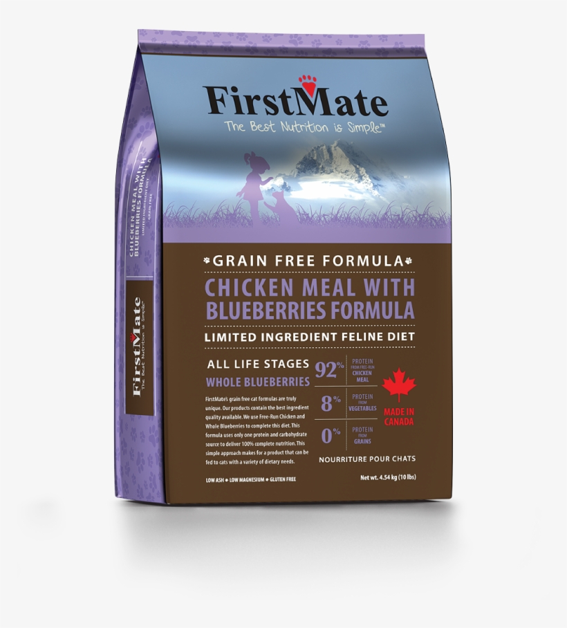 First Mate Chicken With Blueberries Cat Food, transparent png download