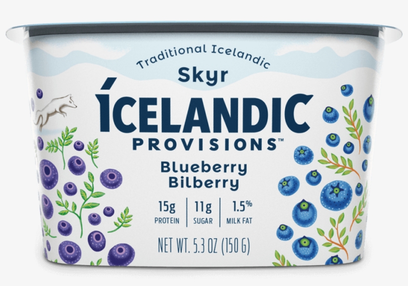 Blueberry Bilberry Skyr - Icelandic Provisions Coconut Skyr, transparent png download